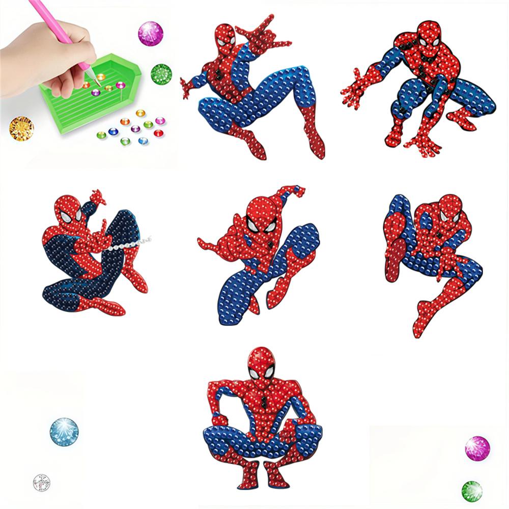 

6 шт. Серия аниме-персонажей Алмазная мозаика Магнит на холодильник Алмазная живопись Магнит на холодильник Алмазная живопись Магнит на холодильник для взрослых Начинающих