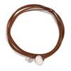 European And American Ladies Necklace Double-layer Winding Necklace Simple Clavicle Chain High-end Sense Suitable For Parties And Beach Vacations