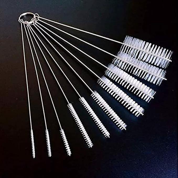 

Juego de 10 cepillos de limpieza para pajitas y vasos, utensilios de cocina versátiles