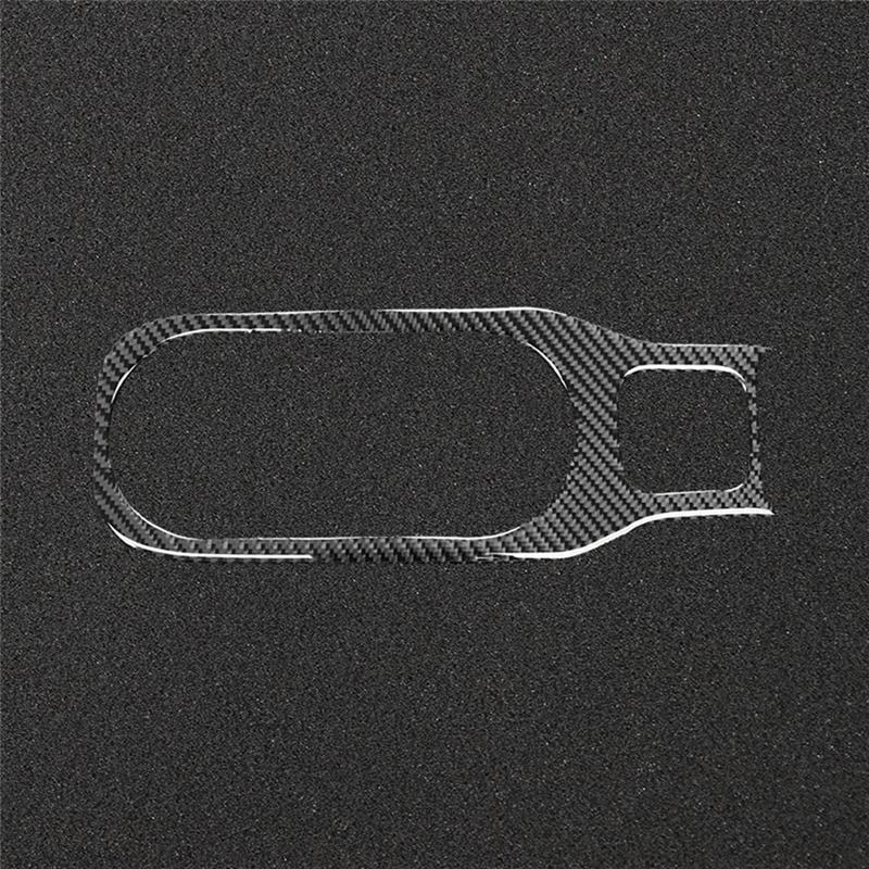 High Quality Carbon Fiber For Toyota Corolla / Cross - Center Control Water Cup Holder Cover Trim Interior Replacement