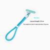 Short Polyester Phone Wrist Lanyards Scratch-Proof Multiple Candy Colors with Free Adhesive Pads for USB Drives Keys