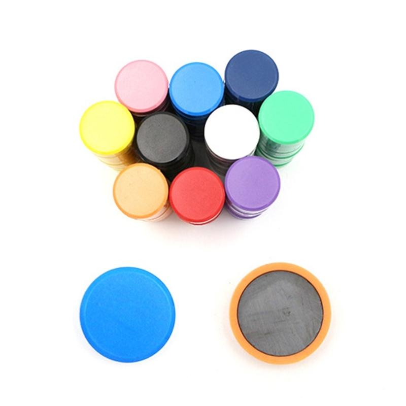 10 Pezzi Magneti Colorati per Lavagna Bianca Magneti Piccoli Forti Puntine da Disegno da usare come Magneti per Frigorifero Magneti per Ufficio