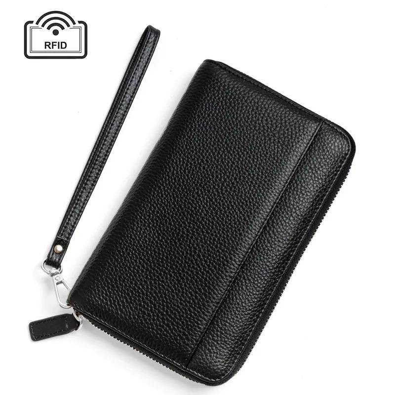 New Women's Wallet Top Cowhide Large Capacity Multi-Card Card holder Fashion Designer Luxury Clutch bags coin purse