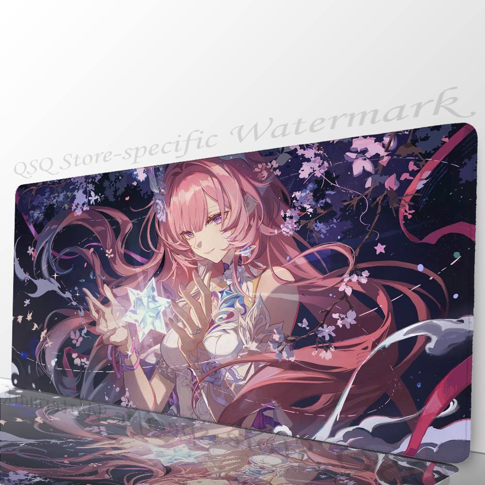 Sangonomiya Kokomi Genshin I-Impact Anime Mousepad Non-slip Suitable For Office Computers Laptops E-sports Game Desk Mats XXL K