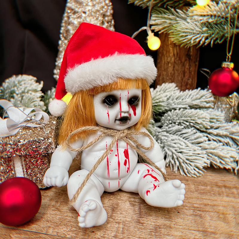 Horror Ghost Baby Hanging Doll Halloween Bar Ghost Courtyard Horror Doll Prop Ghost Festival Happy Halloween Day 2025 Decoration