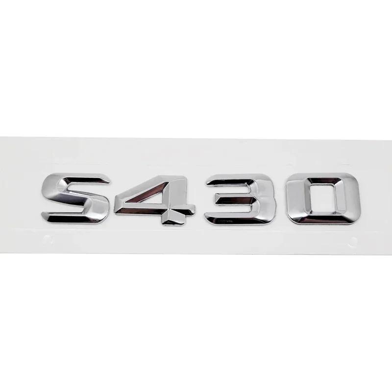 adrjhr1 For Mercedes Benz Modified 3D Car Letter Sticker Rear Trunk Tail Decorative Badge Emblem for Mercedes Benz S400 S420 S430 S450 S