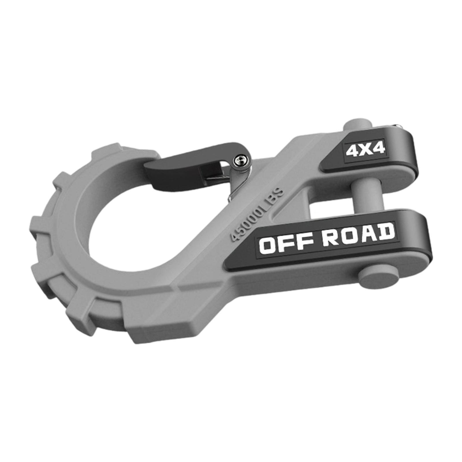 

Winch Hook Sturdy with Shackle Mount Towing Accessory Connector Auto Repair Part Winch Shackle Mount for SUV Trucks ATV серый