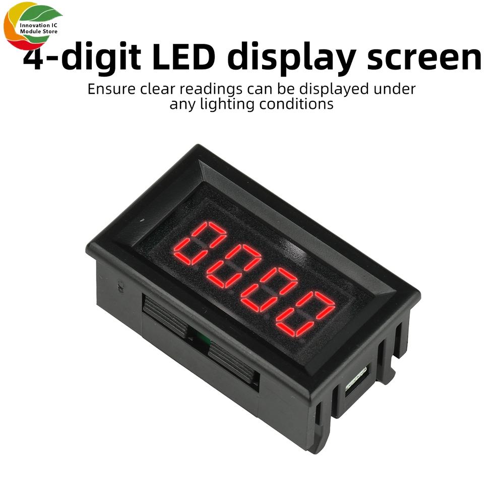 Digital Voltmeter 1.16-Inch 1-Digit LED Display High Precision 1-1811V Dual Range Voltage Meter for Industrial Applications