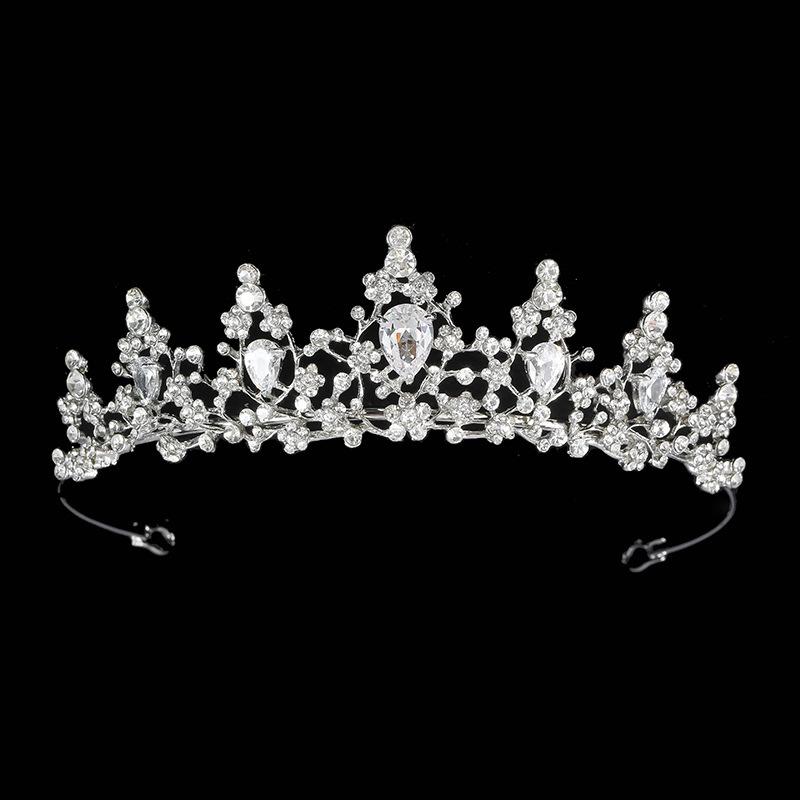 Zircon Bride Crown Queen Dress Crown Wedding Dress Headgear Birthday Party Headband Accessories Wedding Accessories