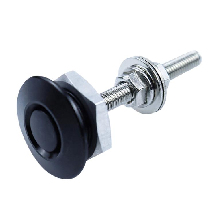 Round Button Hood Fastener Kit 2 Piece Aluminum Hardware Set for Quick Body Panel Access on Custom Car Builds Set