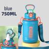 FUGUANG 750ml Insulated Stainless Steel Straw Bottle