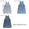 Cotton Vintage Denim Apron Stain-Resistant Cooking Apron Portable Cross Back Apron  Grilling