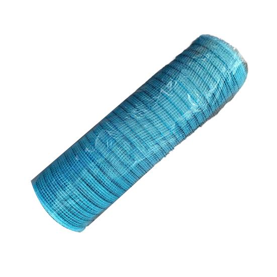 Christmas Poly Mesh Ribbon 10 Inch x 10 Yards Metallic Mesh Ribbon Foil Decorative Mesh Rolls for DIY Wreath Crafts Party Decoration