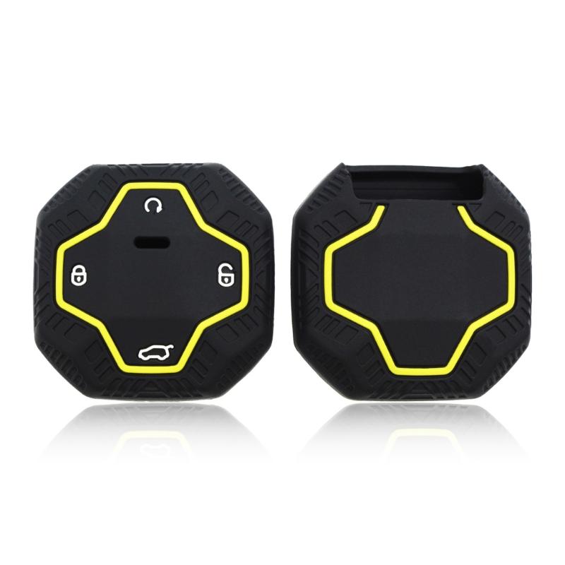 Thin Silicone Key Fob Cover Nonslip Grip Full Edge Protection Suitable for For Select Models Car