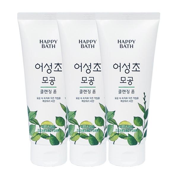 

HAPPY BATH Eoseongcho Pore Cleansing Foam 200g x3