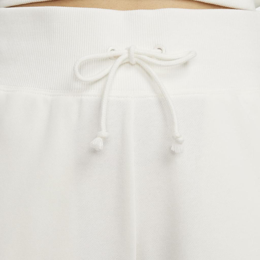 Nike Sportswear Phoenix Fleece Solid Color Drawstring Split Hem Casual Knit Joggers Women Joggers Sail FZ7208-133