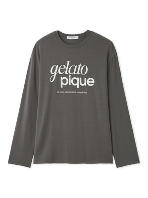 GELATO PIQUE [Homme] Logo One-Point Print Long T-Shirt Pmct255374