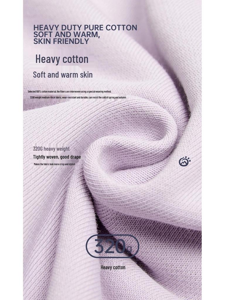TECTOP Women's Cotton Hoodie: Breathable, Loose Fit, Stand Collar, Half-Zip, Long Sleeve for Autumn/Winter.