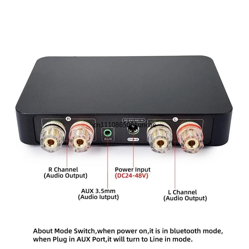 Мини Bluetooth 5.0 HIFI Усилитель мощности класса D TPA3255 2.0 Аудиоусилитель 300 Вт x 2 600 Вт DSP Управление Ne5532DR