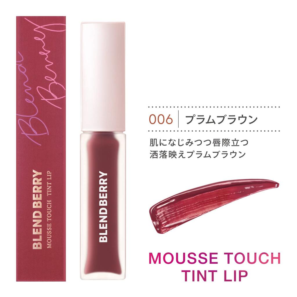 Blend Berry Mousse Touch Tint Lip 006 (Plum Brown)