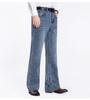 Men's Denim Flared Jeans Men's Mid Rise Stretch Light Blue Jeans