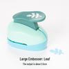 Large Flower Petal Four-Leaf Clover Children's DIY Embosser Machine - Student Journal Punch Tool