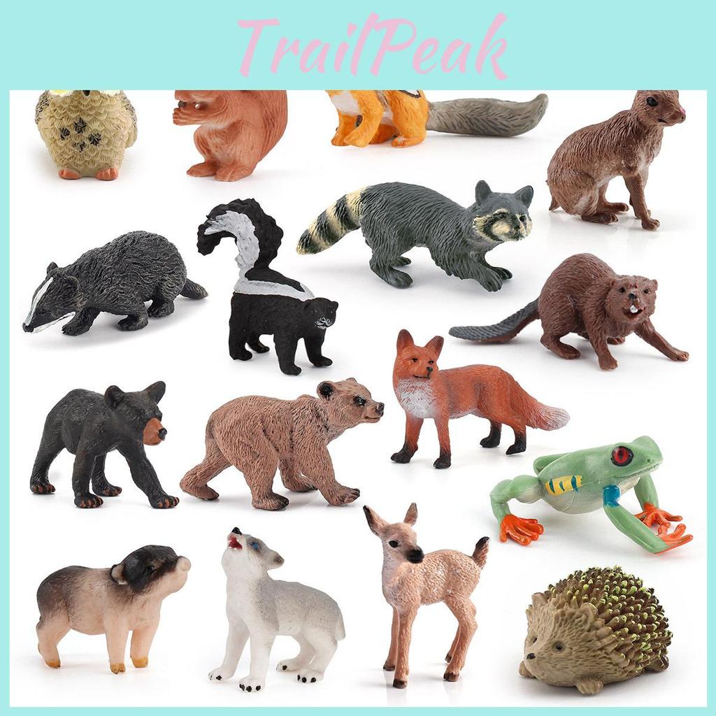 Pvc Wildlife Animal Models For Birthday Cake Decorations And Home Nature Decor