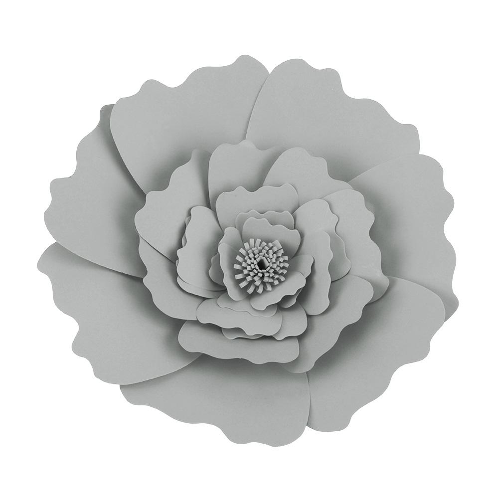 DIY Beautiful Tissue Paper Flower Decoration for Birthday Wedding Party Grey