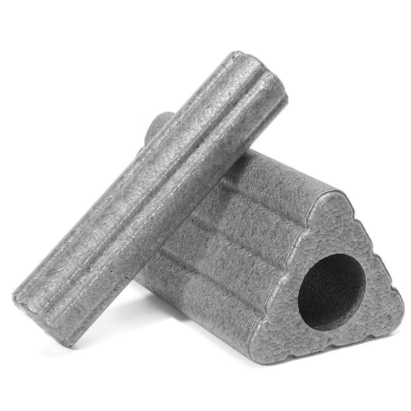 LISM Yoga Foam Roller and Triangle Brick Set