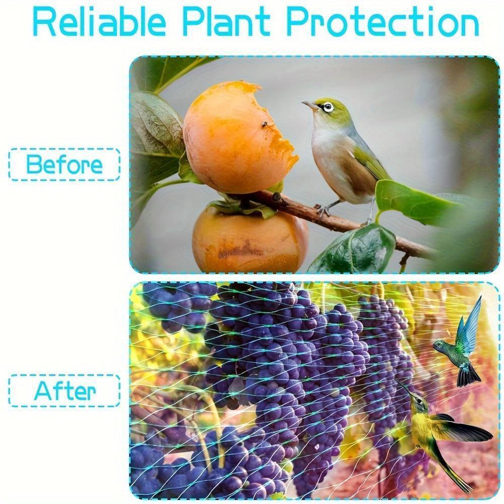 Green Anti Bird Netting Pond Pool Protection Net Mesh Garden Plant Fruit Vegetables Flower Traps Netting Protect Pest Control