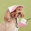 Breathable Embroidered Dog Cap Ear Holes Dog Bonnet Cap Fashion Dog Sun Hat  Outdoor