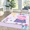 Peppa Pig's Garden Day Square rugs are a great choice for living rooms, bedrooms, home décor, and as gifts.