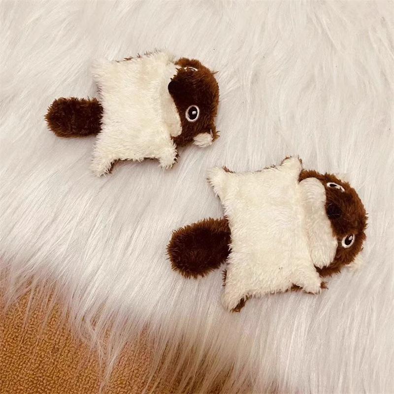 Cat Toy Crinkle Sound Plush Kitten Teething Bite Resistant Self Play Boredom Relief Toy 2pcs серый