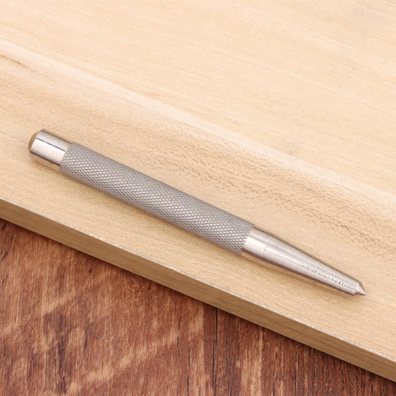 Hartmetall Körner Körner mit rutschfestem Griff Konischer Körnerspitze Körnerführung Metallbohrpunkt Körner Schlosser Meißel Körner