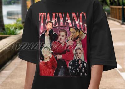 Camiseta Gráfica Inspirada en Taeyang Kpop, Camiseta Retro de Taeyang, Camiseta Bootleg de Taeyang Kpop, Camiseta Vintage de Taeyang, Camiseta Kpop, Merchandising de Regalo Kpop