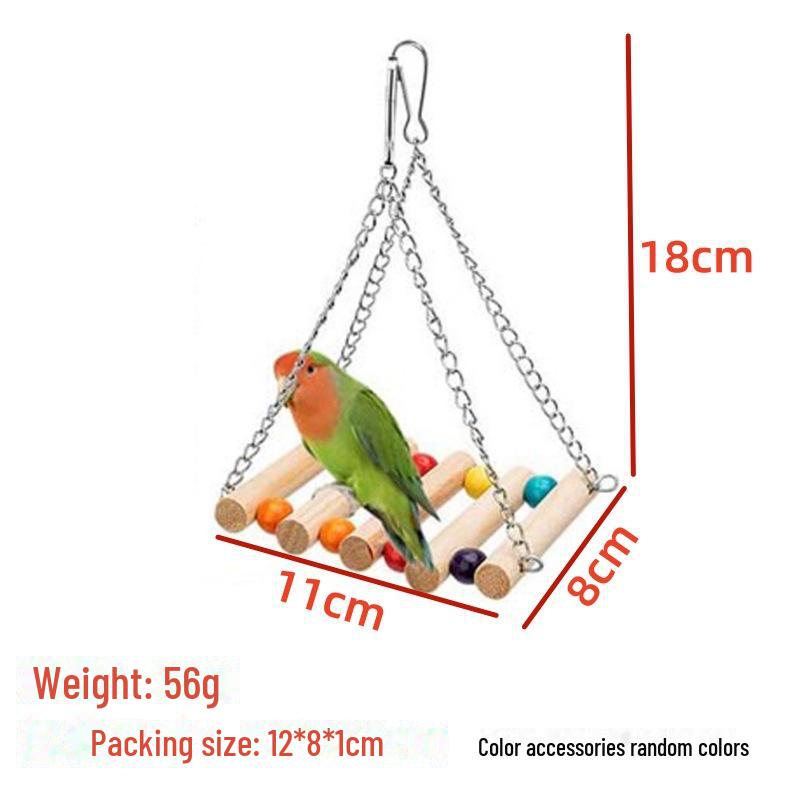 Bird Toys: Swings, Stairs, Suspension Bridges, Cage Accessories, and Decorative Parrot Supplies