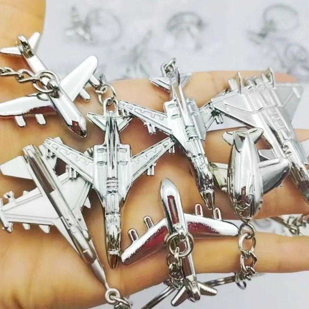 Metal Car Key Ring 3D Battleplane Keyring Key Holder Aircraft Key Chain  Car Key