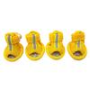 4 Stuks Huisdier Schoenen Effen Kleur Antislip Rubberen Zool Hond Sandalen Schoenen voor Buiten