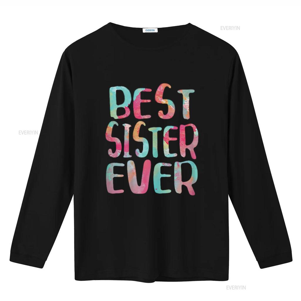 Best Sister Ever Womens T Shirt Mother s Day White vintage Washed fashion Casual Stylish Unisex Top For Everyday Wear homme
