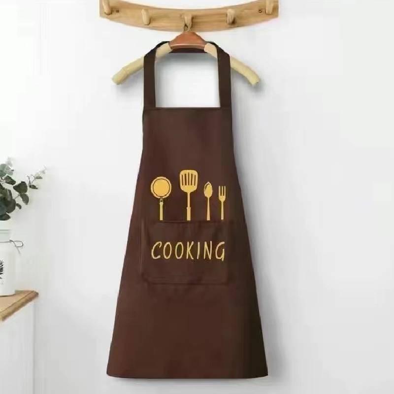 Waterproof Proof Oil Pvc Apron With Pocket Butcher Chefs Kitchen Cook Unisex Bbq
