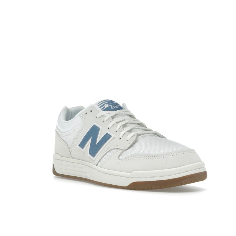 New Balance 480 Hommes Blanc Héron Bleu BB480LLA