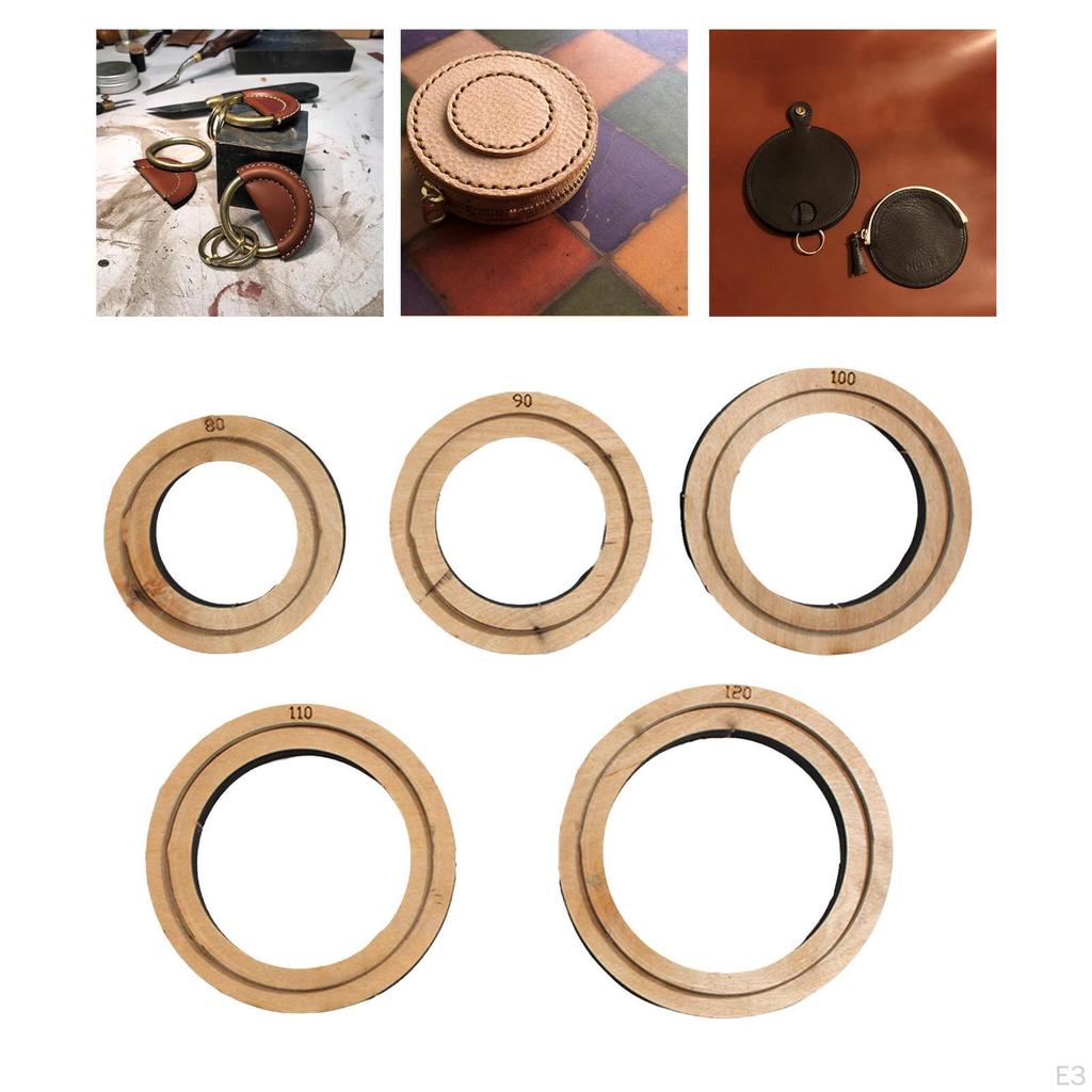 Cutting Dies Leather for Cutter Steel Punch Set Circles Tools Handmade Craft