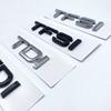 NEW Glossy Black ABS TDI TFSI Car Rear Emblem Sticker for hot A1 A3 A4 A5 A6 A6L A7 A8 S3 S6 Q3 Q5 Q7 TT S RS