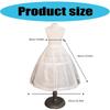Breathable Polyester Hoop Skirt With Adjustable Waistband For Kids Special Occasion 60cm Childrens Dress Support Layer