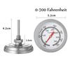 Stainless Steel BBQ Thermometer Meat Thermometer Temperature Meter Bbq Food Cooking Meat Gauge Kitchen Tools