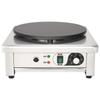 Electric Crepe Maker - vidaXL - 40 Cm - 3000 W - Stainless Steel - Non-stick