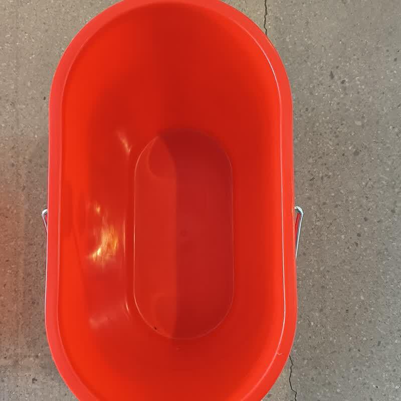 Xushi 10L Thickened Oval Mop Bucket 5-Pack