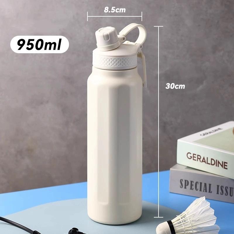 Insulated Water Bottle Large Capacity 750ml/950ml Stainless Steel Double Wall Vacuum Sport Bottle Outdoor Sports Kettle