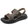 Fashion Sandals Summer Men's Casusal Outdoor Dual-purpose Slippers Breathable Anti Slip Waterproof Soft Sole Beach Shoes Driving Sandals