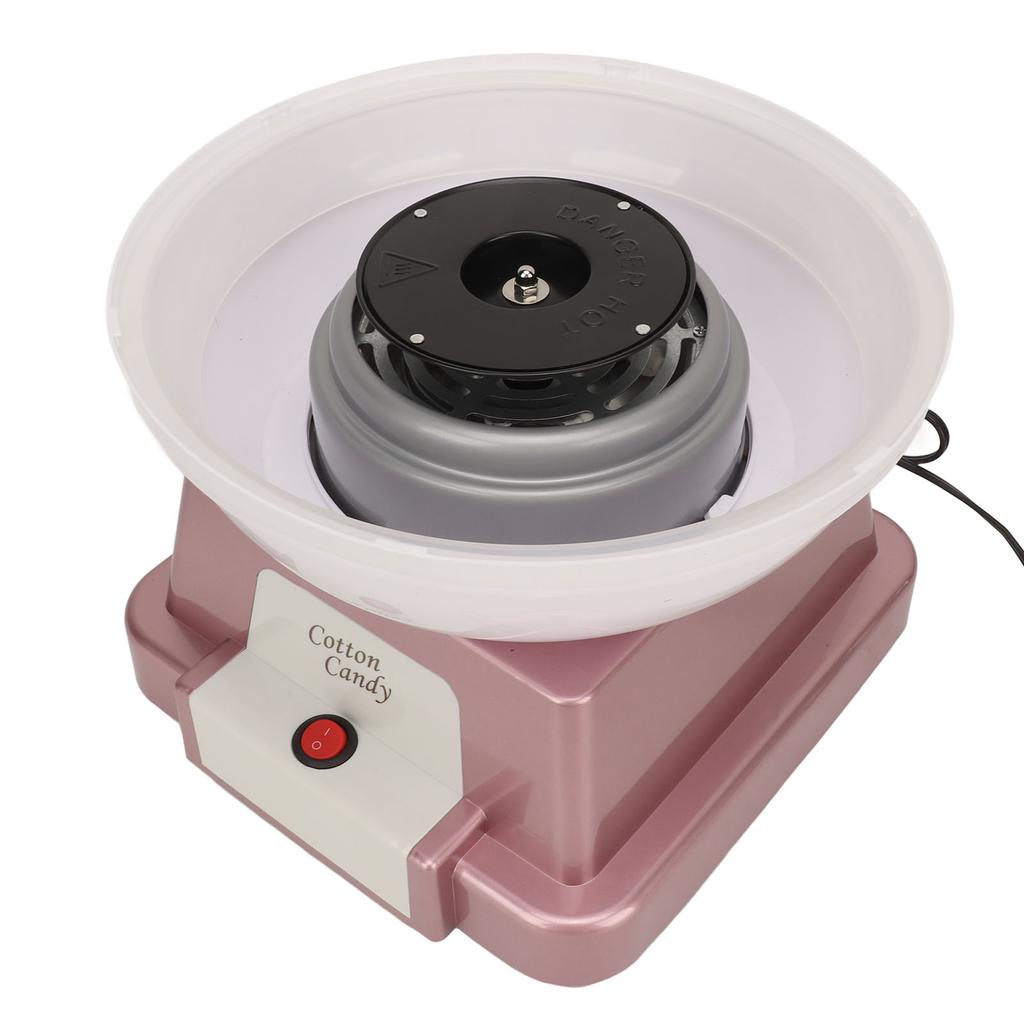 Cotton Candy Machine Household Easy To Operate Low Noise with Sticks Spoon Cotton Candy Maker for